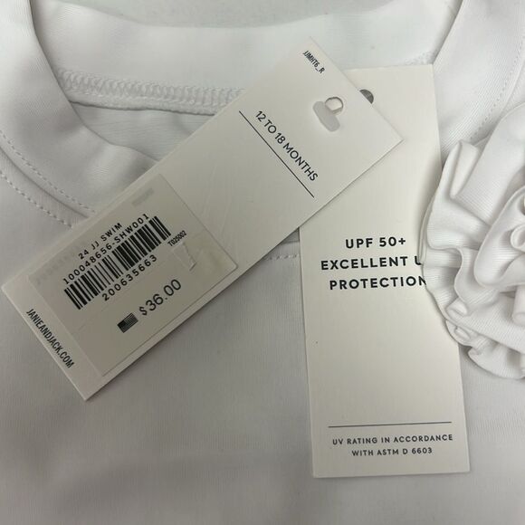 Janie and Jack 100048656 Recycled Rosette Rash Guard size 12-18 m NWT - Picture 4 of 8